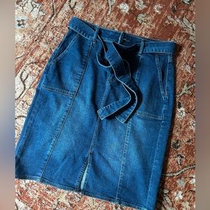 Loft denim skirt